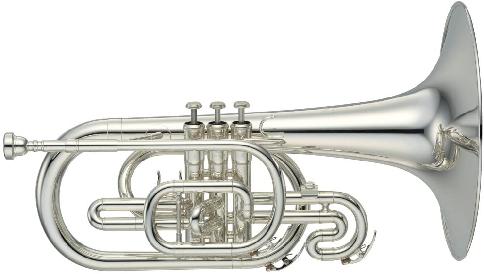 Yamaha YMP204MS Mellophone w/ Case 2020 DCI Season (used) Boston