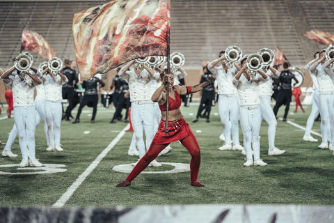 2022 "Paradise Lost" Orange/Yellow Flag Silk