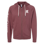 Lightweight Zip-Up (Maroon)