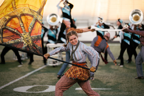 2023 "White Whale" Yellow Nautical Flag Silk