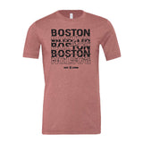 Glitched Boston Shirt - Mauve