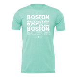 Glitched Boston Shirt - Mint