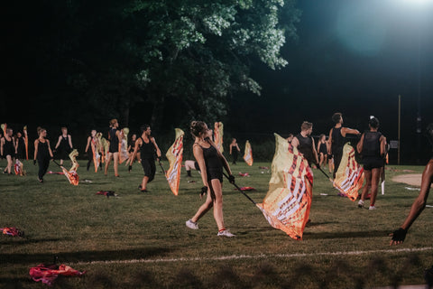 2021 "Zoom" Closer Orange/Yellow Flag Silk