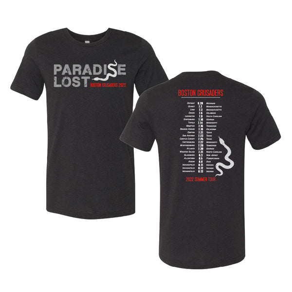 2022 Tour Dates Shirt - Paradise Lost – Boston Crusaders - Official Shop