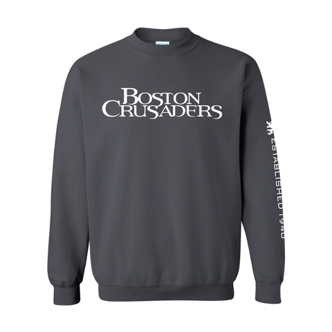 Boston Crusaders Crewneck Sweatshirt Charcoal